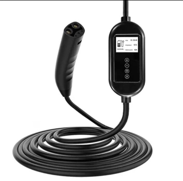 ⁦شاحن سيارة كهربائي محمول متوافق مع سيارات Tesla التي تشحن بالكهرباء 3.5 كيلو واط – 16 امبير 250 فولت / موديل D16A1⁩ - الصورة ⁦3⁩
