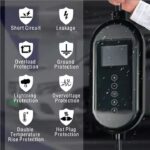 ⁦شاحن سيارة كهربائي محمول متوافق مع سيارات Tesla التي تشحن بالكهرباء 3.5 كيلو واط – 16 امبير 250 فولت / موديل D16A1⁩ - الصورة ⁦8⁩