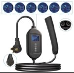 ⁦شاحن سيارة كهربائي محمول متوافق مع سيارات Tesla التي تشحن بالكهرباء 3.5 كيلو واط – 16 امبير 250 فولت / موديل D16A1⁩ - الصورة ⁦2⁩