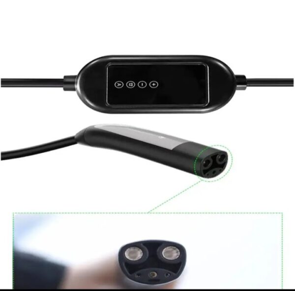 ⁦شاحن سيارة كهربائي محمول متوافق مع سيارات Tesla التي تشحن بالكهرباء 7 كيلو واط – 32 امبير 250 فولت / موديل D16A1⁩ - الصورة ⁦5⁩