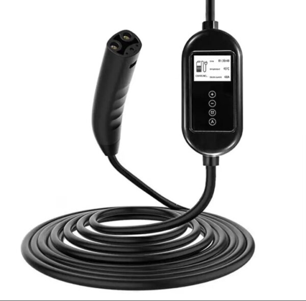 ⁦شاحن سيارة كهربائي محمول متوافق مع سيارات Tesla التي تشحن بالكهرباء 7 كيلو واط – 32 امبير 250 فولت / موديل D16A1⁩ - الصورة ⁦7⁩