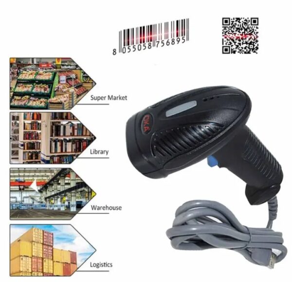 ⁦OKA سكانر باركود & QR Code ليزر سلكي عالي الجودة – 2D / موديل BBH200⁩ - الصورة ⁦4⁩