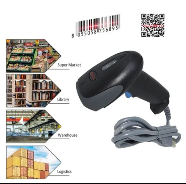 ⁦OKA سكانر باركود & QR Code ليزر سلكي عالي الجودة – 2D / موديل BV100⁩ - الصورة ⁦7⁩