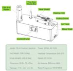 ⁦الة تصنيع البابلز والاكياس الفقاعية الهوائية عالية السرعة والجودة مع رول اكياس هدية مع المنتج / موديل T8⁩ - الصورة ⁦8⁩