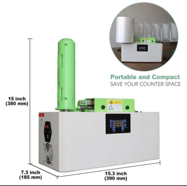 ⁦الة تصنيع البابلز والاكياس الفقاعية الهوائية عالية السرعة والجودة مع رول اكياس هدية مع المنتج / موديل T8⁩ - الصورة ⁦10⁩
