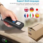 ⁦اوكا سكانر ليزر باركود – QR Code وايرلس عالي الجودة به شاشة لاظهار قراءة الباركود ويعمل بالبلوتوث – 2D / موديل M9D⁩ - الصورة ⁦6⁩