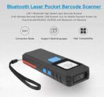 ⁦اوكا سكانر ليزر باركود – QR Code وايرلس عالي الجودة به شاشة لاظهار قراءة الباركود ويعمل بالبلوتوث – 2D / موديل M9D⁩ - الصورة ⁦7⁩