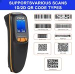 ⁦اوكا سكانر ليزر باركود – QR Code وايرلس عالي الجودة به شاشة لاظهار قراءة الباركود ويعمل بالبلوتوث – 2D / موديل OKA HC-300RS⁩ - الصورة ⁦6⁩