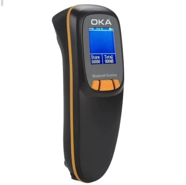 ⁦اوكا سكانر ليزر باركود – QR Code وايرلس عالي الجودة به شاشة لاظهار قراءة الباركود ويعمل بالبلوتوث – 2D / موديل OKA HC-300RS⁩ - الصورة ⁦3⁩