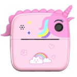 اوكا كاميرا طباعة صور فورية مع طابعة حرارية للاطفال- موديل JK20 / لون وردي