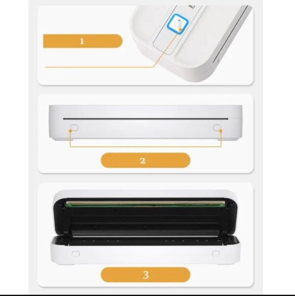 ⁦طابعة حرارية لاسلكية من Netum يمكنك استخدامها عبر التطبيق أو البلوتوث – A4⁩ - الصورة ⁦6⁩