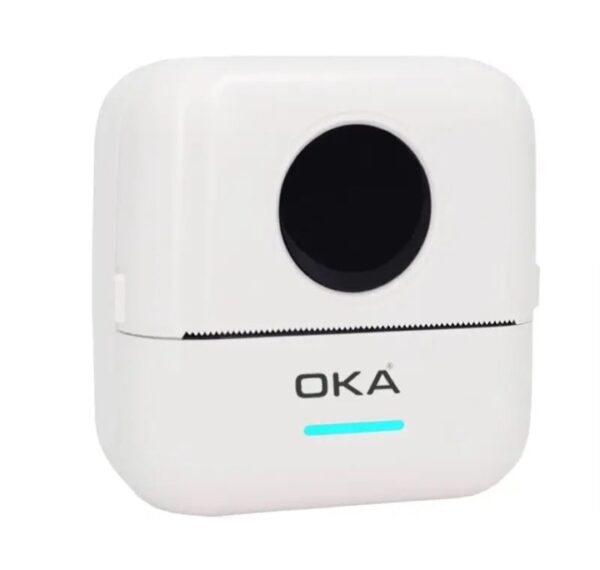 ⁦طابعة حرارية محمولة وايرلس للاطفال لطابعة الرسومات والصور – طابعة ملصقات حرارية صغيرة – تعمل من خلال الابلكيشن / موديل BVV10 – لون ابيض⁩ - الصورة ⁦4⁩