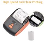 ⁦طابعة حرارية وايرلس يدوية تعمل من خلال الابلكيشن او البلوتوث او الكمبيوتر او لاب توب / موديل PT-220⁩ - الصورة ⁦2⁩