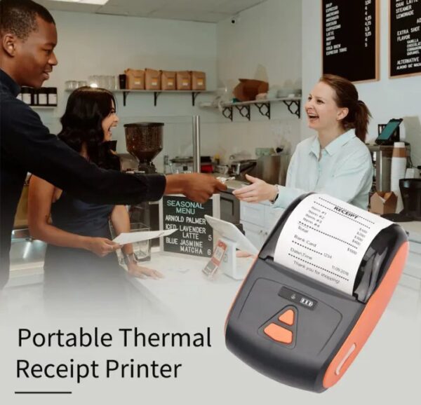 ⁦طابعة حرارية وايرلس يدوية تعمل من خلال الابلكيشن او البلوتوث او الكمبيوتر او لاب توب / موديل PT-220⁩ - الصورة ⁦13⁩