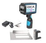 طابعة لاسلكية محمولة من OKA للطباعة علي الكراتين والخشب والحديد والالومنيوم بالحبر / موديل TTR100