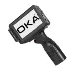 طابعة لاسلكية محمولة من OKA للطباعة علي الكراتين والخشب والحديد والالومنيوم بالحبر / موديل TTR200