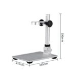 ⁦ميكروسكوب رقمي G1200 بدقة 12 ميجابكسل مع شاشة LCD مقاس 7 بوصات – تكبير حتى 1200x | مع حامل من خليط معدني من الالومنيوم مثالي لفحص الإلكترونيات واللحام الدقيقة⁩ - الصورة ⁦8⁩