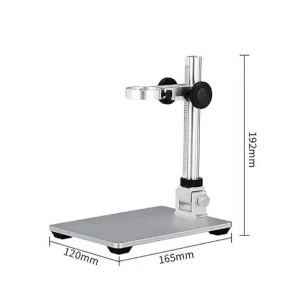 ⁦ميكروسكوب رقمي G1200 بدقة 12 ميجابكسل مع شاشة LCD مقاس 7 بوصات – تكبير حتى 1200x | مع حامل من خليط معدني من الالومنيوم مثالي لفحص الإلكترونيات واللحام الدقيقة⁩ - الصورة ⁦8⁩