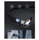 ⁦منفاخ هواء مزود بكشاف اضاءة – لاطارات السيارات والدراجات والكرات و الاطواق العائمة يعمل علي ولاعة السيارة أو البطارية / NBX65⁩ - الصورة ⁦2⁩