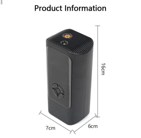 ⁦كمبروسر منفاخ مضخة هواء محمولة سلكي للسيارات يعمل من خلال ولاعة السيارة / موديل PR-F1901⁩ - الصورة ⁦2⁩