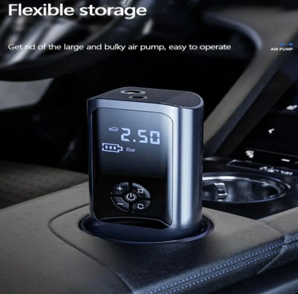 ⁦كمبروسر منفاخ مضخة هواء محمولة لاسلكي للسيارات / موديل PR-F1901⁩ - الصورة ⁦6⁩