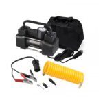 منفاخ هواء 2 سلندر – لاطارات السيارات والدراجات والكرات و الاطواق العائمة يعمل علي ولاعة السيارة أو البطارية – VX01