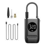 منفاخ ومضخة هواء محمولة لاسلكية يعمل بدون وصلات ” وايرلس ” 50 واط – بطارية 4000 مللي اميبر / موديل CZK-3668 – لون اسود