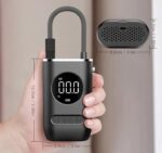 ⁦منفاخ ومضخة هواء محمولة لاسلكية يعمل بدون وصلات ” وايرلس ” 50 واط – بطارية 4000 مللي اميبر / موديل CZK-3668 – لون اسود⁩ - الصورة ⁦6⁩