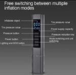 ⁦كمبروسور ومضخة هواء لاسلكية للسيارات والدراجات الهوائية والنارية / موديل BXX10⁩ - الصورة ⁦2⁩