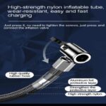 ⁦كمبروسور ومضخة هواء لاسلكية للسيارات والدراجات الهوائية والنارية / موديل BXX10⁩ - الصورة ⁦5⁩