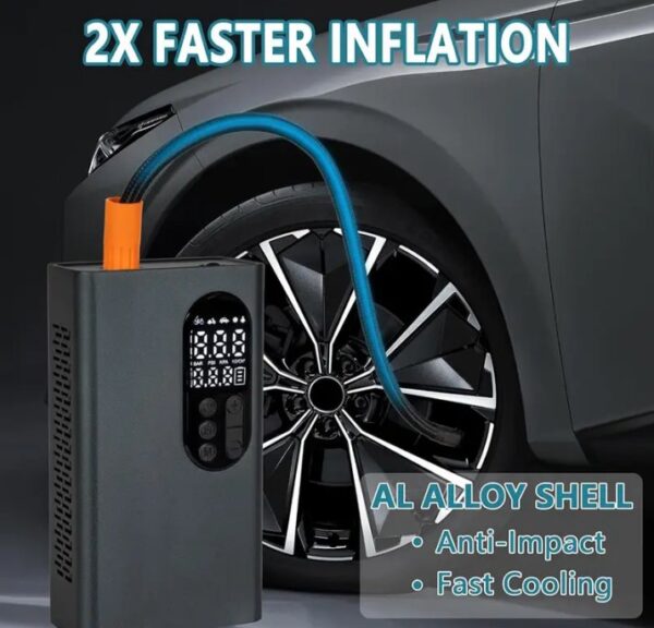 ⁦كمبروسر منفاخ مضخة هواء محمولة لاسلكي للسيارات / موديل PR-1120⁩ - الصورة ⁦4⁩
