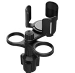 ⁦حامل أكواب للسيارة بالاضافة الي 2 فتحة كوب صغيرة وفتحة اكواب كبيرة وحامل موبايل/ موديل CUP-B03⁩ - الصورة ⁦3⁩