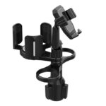 حامل أكواب للسيارة بالاضافة الي 2 فتحة كوب صغيرة وفتحة اكواب كبيرة وحامل موبايل/ موديل CUP-B04