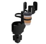 حامل أكواب للسيارة بالاضافة الي 2 فتحة كوب صغيرة وفتحة اكواب كبيرة / موديل CUP-A03