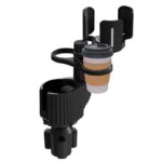 حامل أكواب للسيارة بالاضافة الي 2 فتحة كوب صغيرة وفتحة اكواب كبيرة / موديل CUP-A03