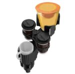 ⁦حامل أكواب للسيارة بالاضافة الي 2 فتحة كوب صغيرة وفتحة اكواب كبيرة / موديل CUP-A03⁩ - الصورة ⁦2⁩