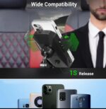 ⁦حامل أكواب للسيارة مزود بحامل للموبايل وصينية طعام دوارة قابلة للفصل بالاضافة الي 2 فتحة كوب صغيرة وفتحة اكواب كبيرة / موديل CUP-A06⁩ - الصورة ⁦5⁩