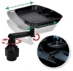 ⁦حامل أكواب للسيارة مزود بصينية طعام دوارة قابلة للفصل / موديل CUP-B01⁩ - الصورة ⁦5⁩