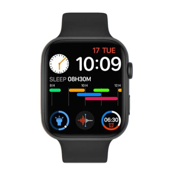 ⁦FR99 Pluse ساعة ذكية 44MM-SERIES 6 شاشة تتش بالكامل جميع زراير الساعة تعمل  مع 2 سوار قماش و سيليكون تدعم اللغة العربية ومتوافقة مع  Android و IOS لون أحمر⁩ - الصورة ⁦5⁩