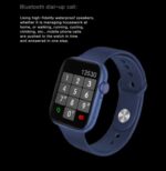 ⁦FR99 Pluse ساعة ذكية 44MM-SERIES 6 شاشة تتش بالكامل جميع زراير الساعة تعمل  مع 2 سوار قماش و سيليكون تدعم اللغة العربية ومتوافقة مع  Android و IOS لون أزرق⁩ - الصورة ⁦3⁩