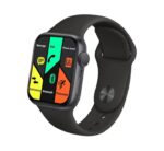 FR99 Pluse ساعة ذكية 44MM-SERIES 6 شاشة تتش بالكامل جميع زراير الساعة تعمل  مع 2 سوار قماش و سيليكون تدعم اللغة العربية ومتوافقة مع  Android و IOS لون أسود