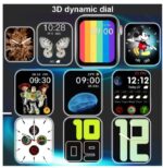 ⁦MC57 ساعة ذكية 40MM-SERIES 6 شاشة تتش بالكامل تدعم اللغة العربية تقوم بقياس نسبة الأكسجين في الدم ونبطات القلب وضغط الدم وتنبيهات المكالمات والرسائل متوافقة مع Android و IOS لون أخضر⁩ - الصورة ⁦5⁩