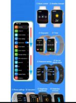 ⁦MC57 ساعة ذكية 40MM-SERIES 6 شاشة تتش بالكامل تدعم اللغة العربية تقوم بقياس نسبة الأكسجين في الدم ونبطات القلب وضغط الدم وتنبيهات المكالمات والرسائل متوافقة مع Android و IOS لون أخضر⁩ - الصورة ⁦6⁩