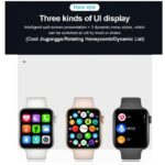 ⁦MC57 ساعة ذكية 40MM-SERIES 6 شاشة تتش بالكامل تدعم اللغة العربية تقوم بقياس نسبة الأكسجين في الدم ونبطات القلب وضغط الدم وتنبيهات المكالمات والرسائل متوافقة مع Android و IOS لون أخضر⁩ - الصورة ⁦3⁩