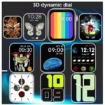 ⁦MC57 ساعة ذكية 40MM-SERIES 6 شاشة تتش بالكامل تدعم اللغة العربية تقوم بقياس نسبة الأكسجين في الدم ونبطات القلب وضغط الدم وتنبيهات المكالمات والرسائل متوافقة مع Android و IOS لون أسود⁩ - الصورة ⁦7⁩