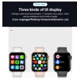 ⁦MC57 ساعة ذكية 40MM-SERIES 6 شاشة تتش بالكامل تدعم اللغة العربية تقوم بقياس نسبة الأكسجين في الدم ونبطات القلب وضغط الدم وتنبيهات المكالمات والرسائل متوافقة مع Android و IOS لون أسود⁩ - الصورة ⁦4⁩