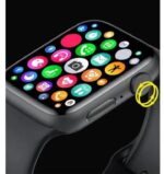 ⁦MC72 Pro ساعة ذكية 44MM-SERIES 6 شاشة تتش بالكامل تقوم بقياس نسبة الأكسجين في الدم ونبطات القلب وضغط الدم وتنبيهات المكالمات والرسائل متوافقة مع Android و IOS لون اسود⁩ - الصورة ⁦3⁩