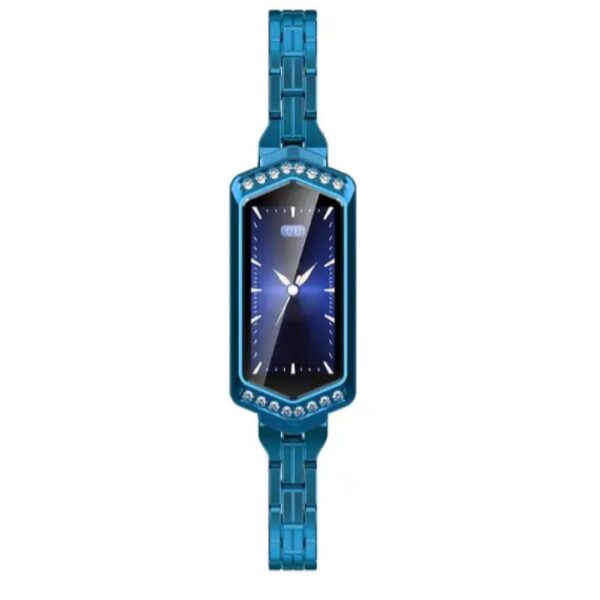 ⁦ساعة ذكية B78 تعمل باللمس متوافق مع نظامي Android و iOS – أزرق⁩ - الصورة ⁦7⁩