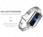 ⁦ساعة ذكية B78 تعمل باللمس متوافق مع نظامي Android و iOS – فضي⁩ - الصورة ⁦3⁩