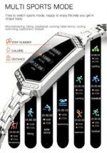 ⁦ساعة ذكية B78 تعمل باللمس متوافق مع نظامي Android و iOS – فضي⁩ - الصورة ⁦12⁩